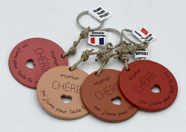 Porte-clés maman chérie