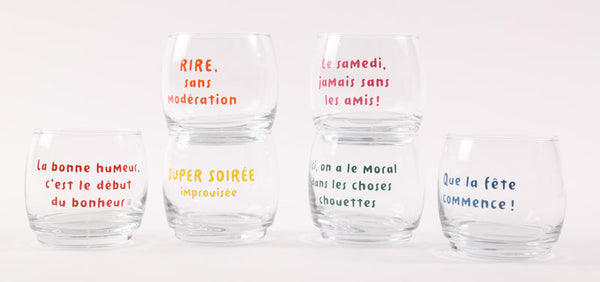 6 verres ronds le samedi jamais sans les amis