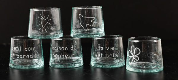 6 verres Beldi pm la vie est belle