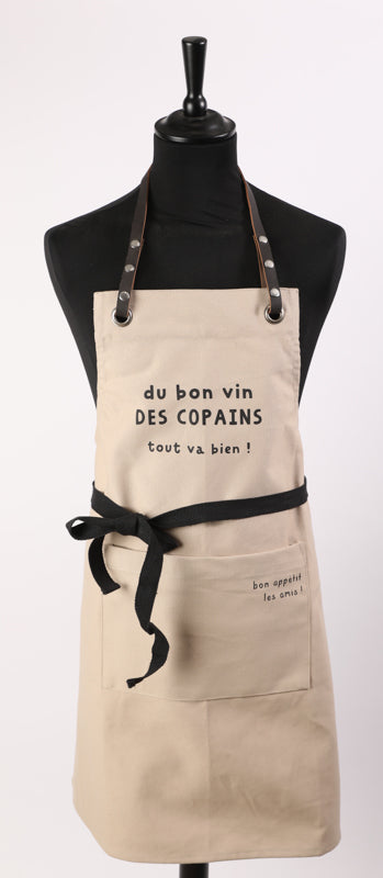 Tablier du bon vin des copains