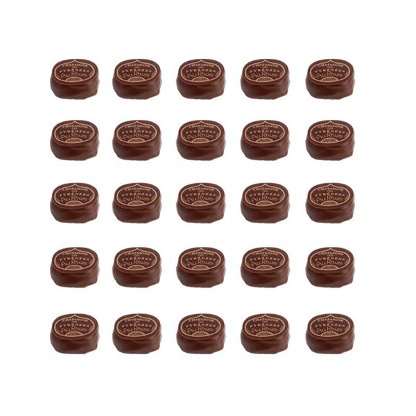 Châtaignes des Pyrénées au chocolat, purée de marron et Rhum