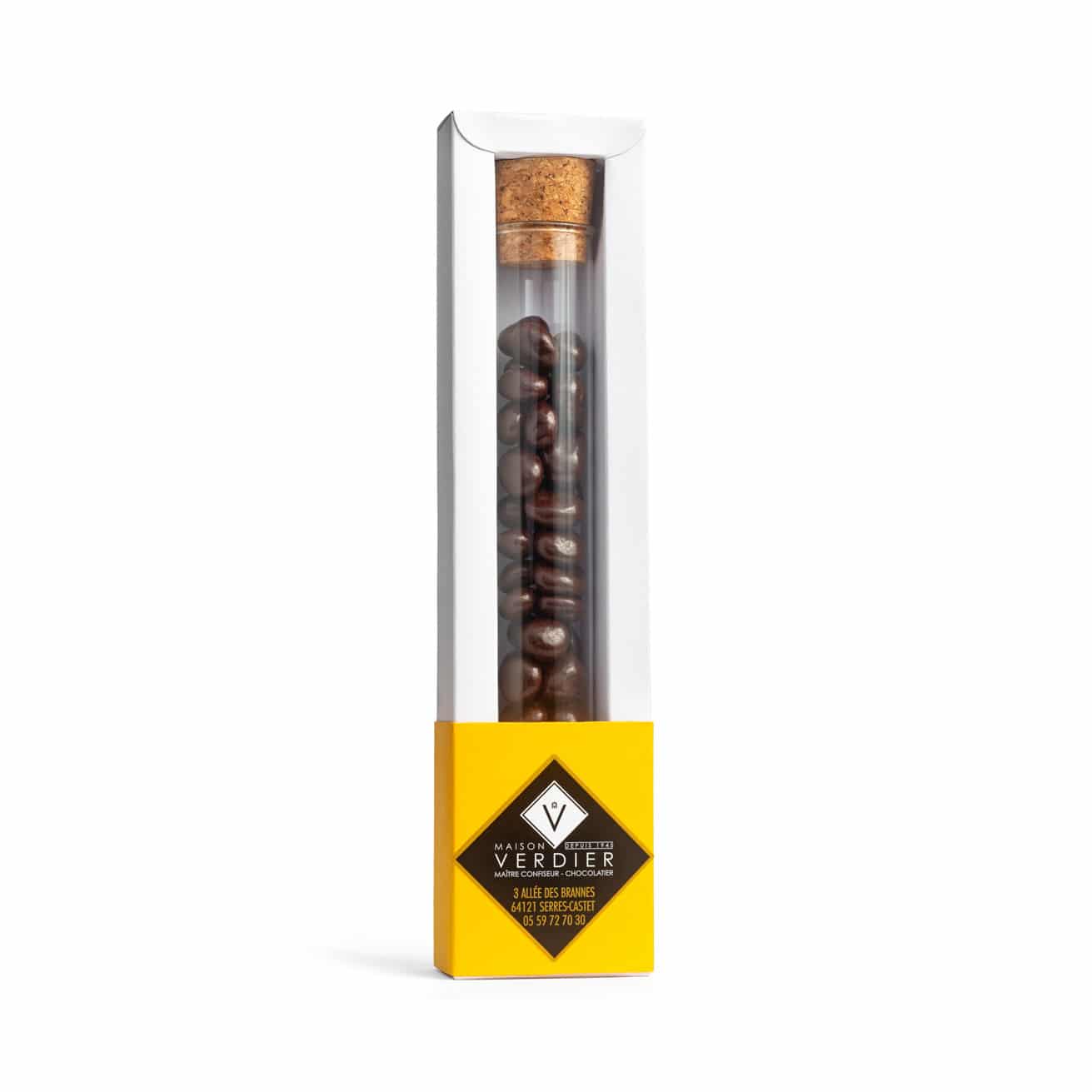 Raisins Dorés en tube transparent de 40g, un délice pour le café