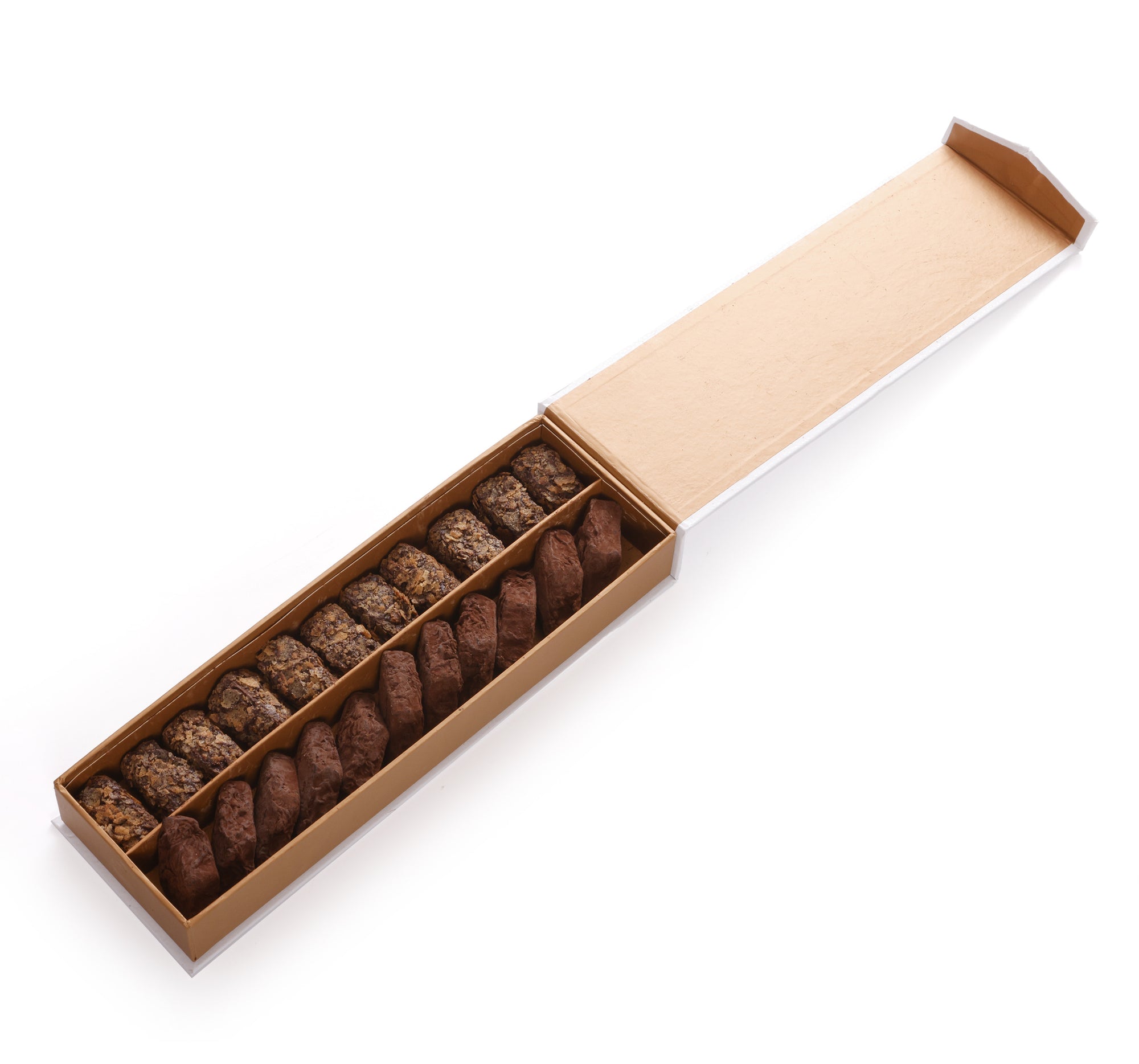 COFFRET DEUX SPÉCIALITÉS FEUILLANTS D'OR CHOKILAS - 175 GR