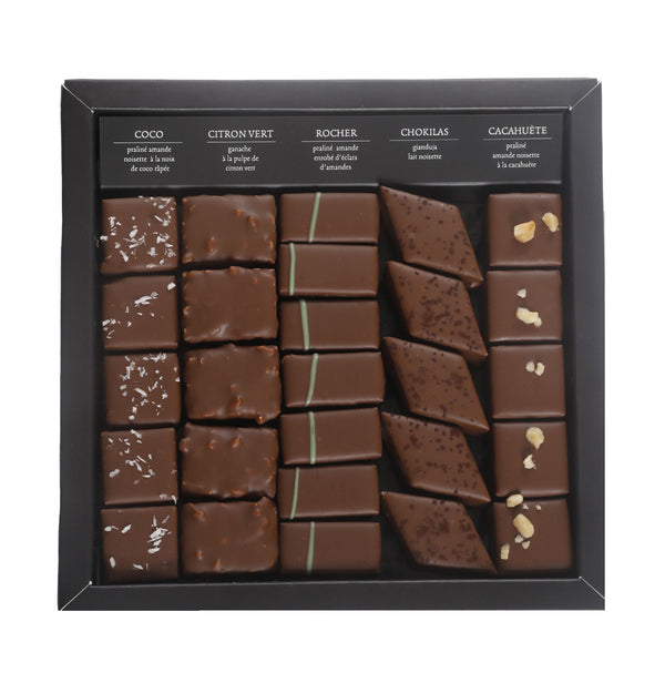 BOX OF ILBARRITZ 100% MILK CHOCOLATES