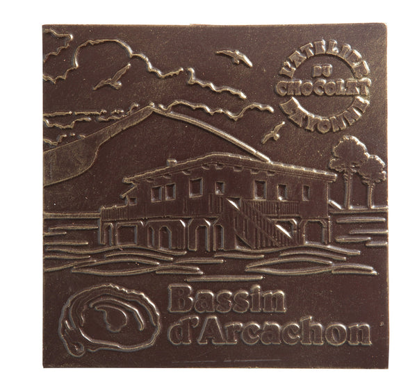 DARK CHOCOLATE PLATE - BASSIN D'ARCACHON