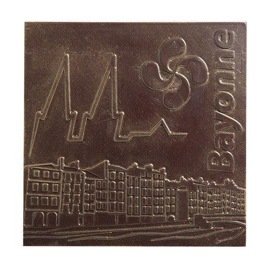 MILK CHOCOLATE PLATE - BAYONNE CATHEDRAL
