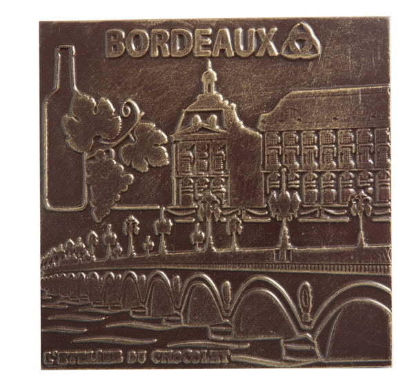 PLAQUE CHOCOLAT NOIR - BORDEAUX