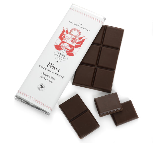 DARK CHOCOLATE BAR GREAT ORIGINS PERU