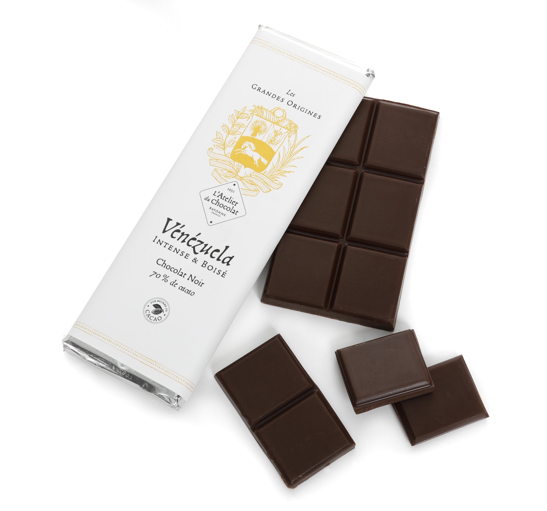 DARK CHOCOLATE BAR GREAT ORIGINS VENEZUELA