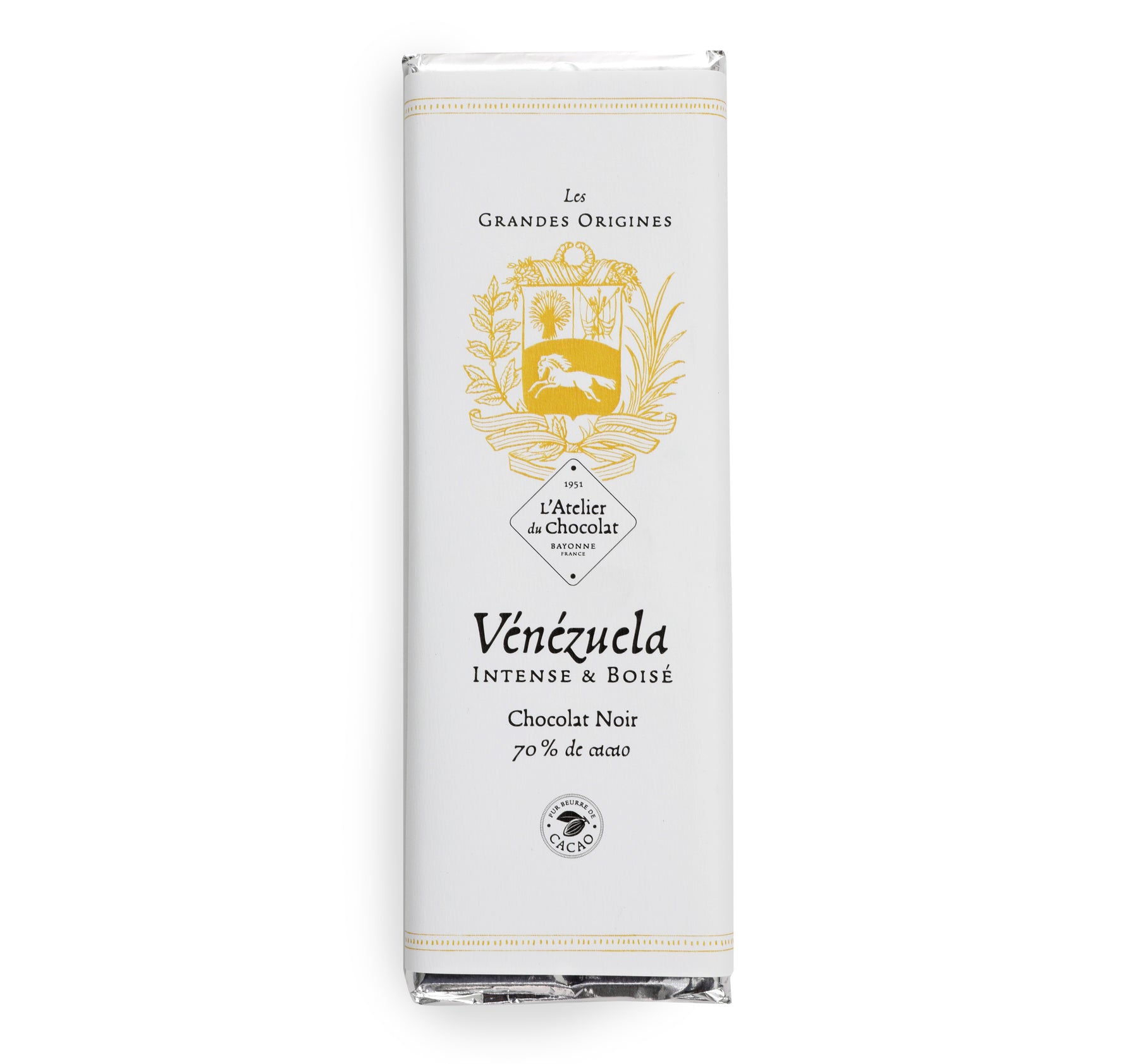 DARK CHOCOLATE BAR GREAT ORIGINS VENEZUELA