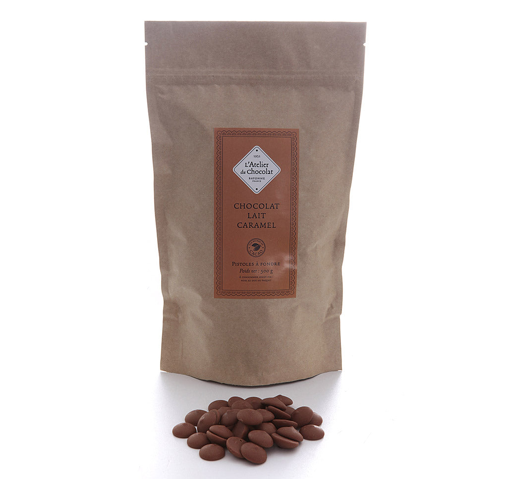 PISTOLES CHOCOLAT AU LAIT CARAMEL DESSERT ARTISANAL