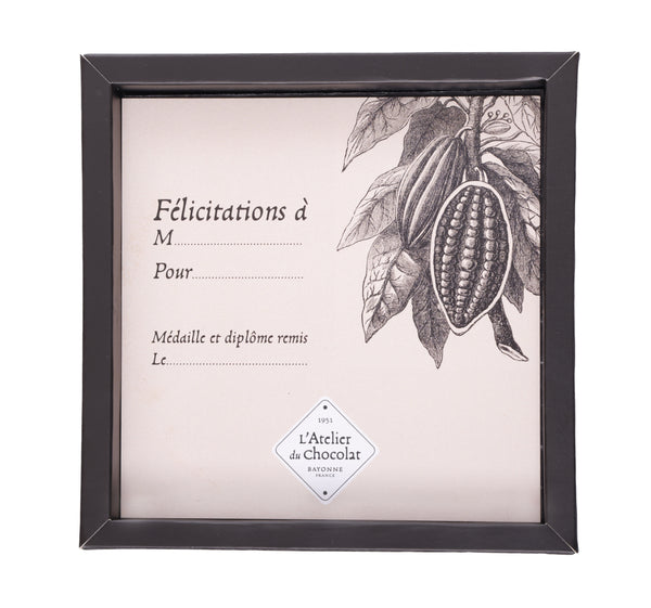 MÉDAILLE EN CHOCOLAT
