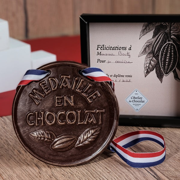 MÉDAILLE EN CHOCOLAT