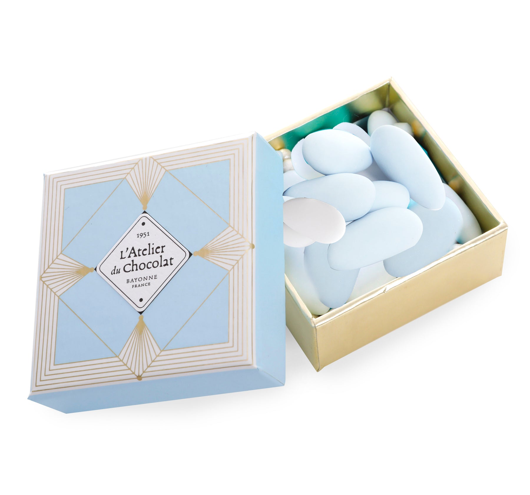 Mini Coffret Dragées Almonds blue