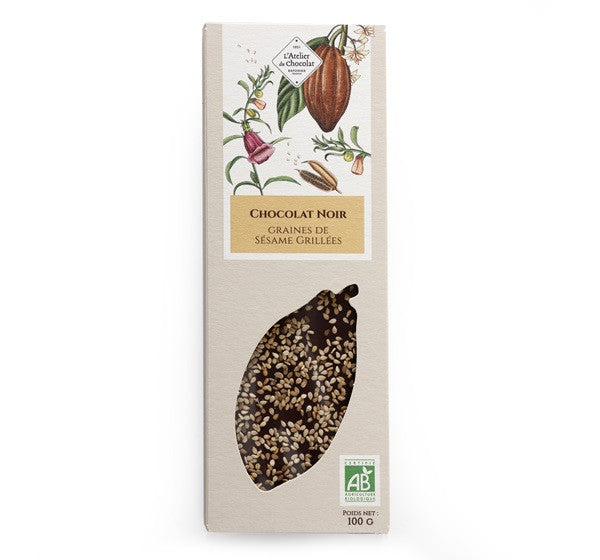 ASSORTIMENT DE 4 TABLETTES CHOCOLAT BIO + TOTE  BAG