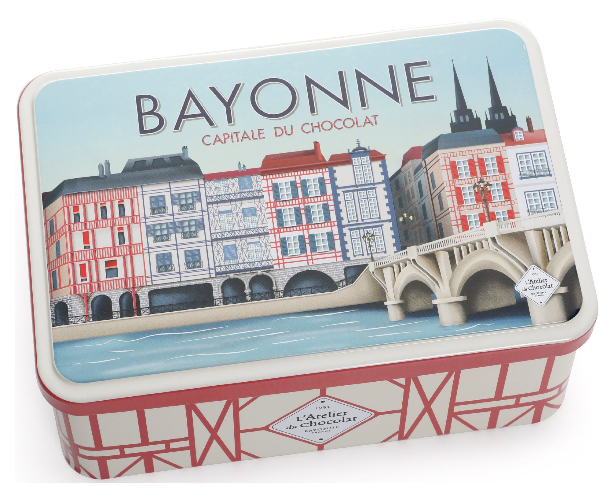 Bayonne Spécialités Chocolat metal box