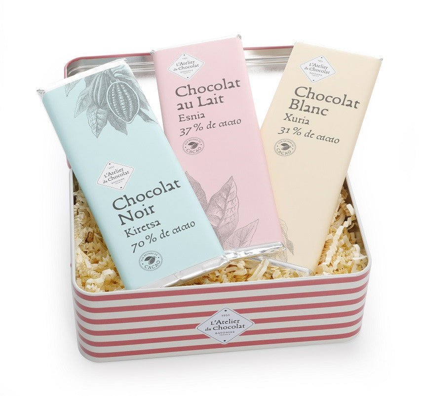 BOÎTE MÉTAL À CROQUER - CHOCOLATE BARS