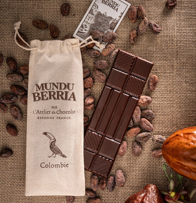 TABLETTE CHOCOLAT NOIR COLOMBIE - MUNDU BERRIA