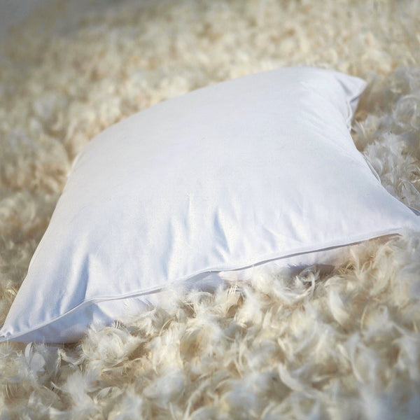 Goose feather pillow