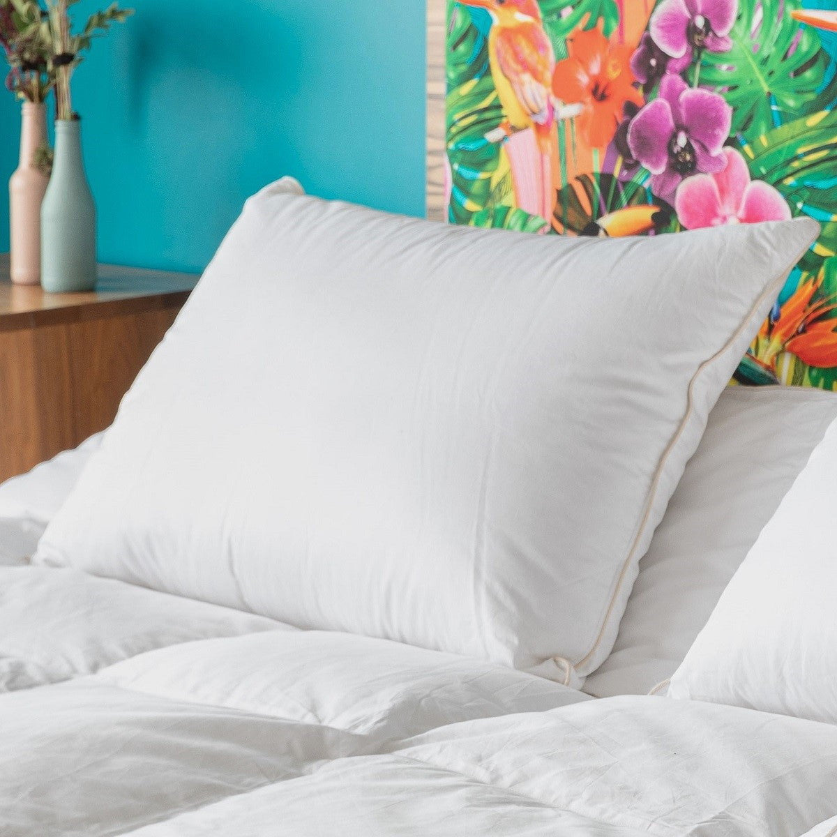 Goose down pillow
