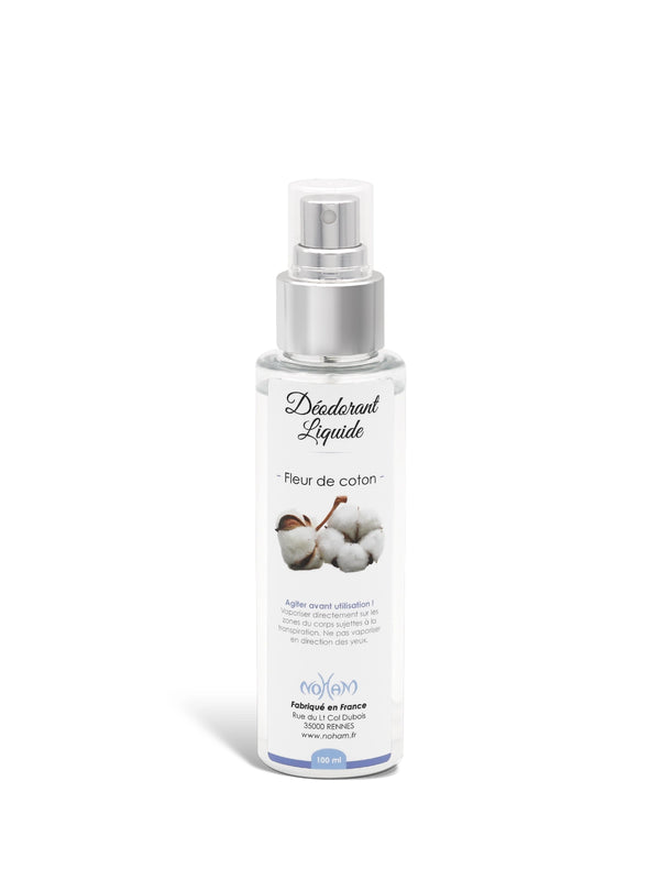 Déodorant Liquide : Fleur de Cotton [sans allergène]