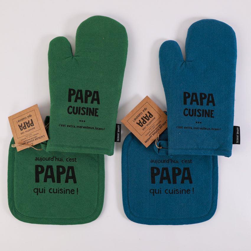 Gant et manique papa cuisine