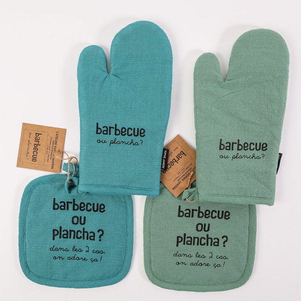Gant et manique barbecue ou plancha