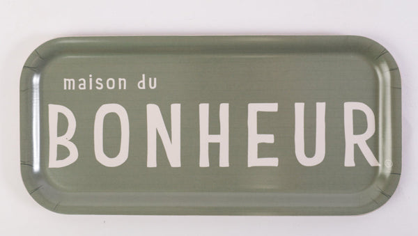 Plateau rectangle maison du bonheur
