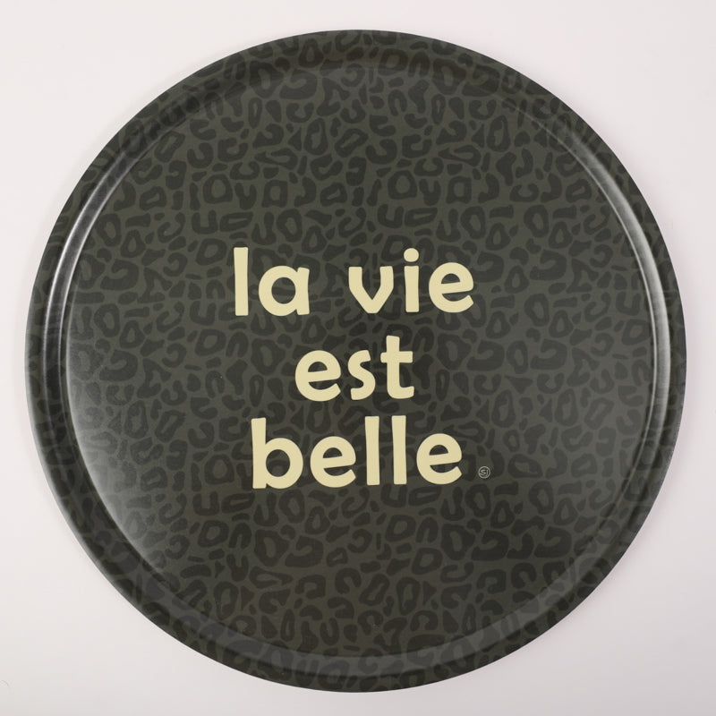 Plateau rond la vie est belle jaguar