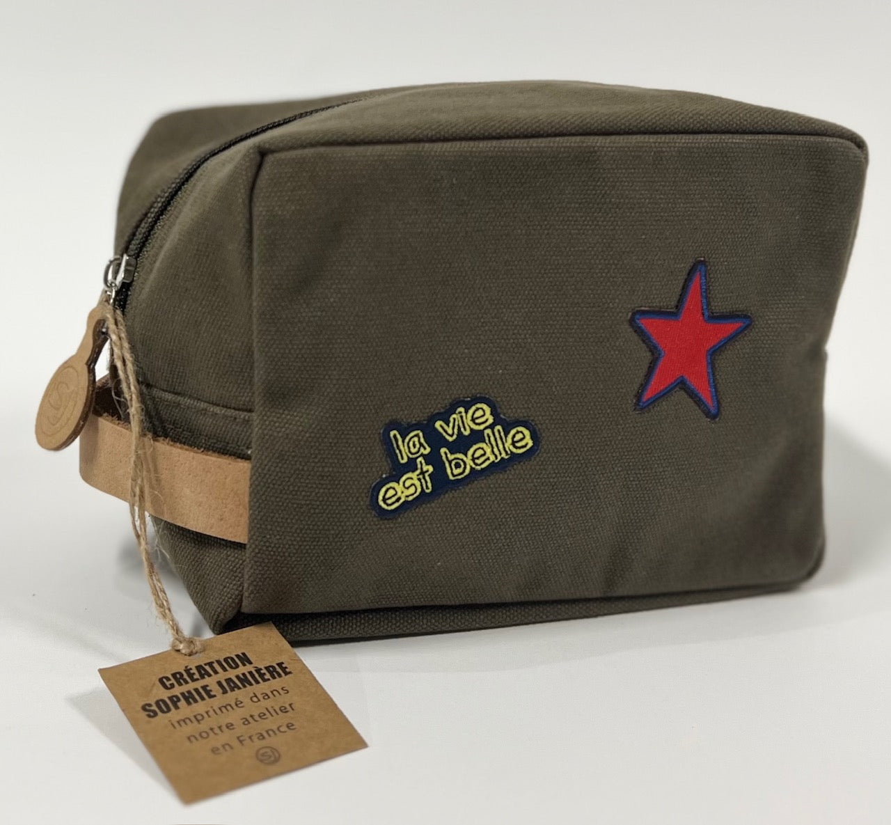 Trousse Oscar pm écussons la vie est belle
