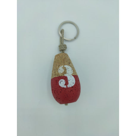 Porte-clés flotteur en liège