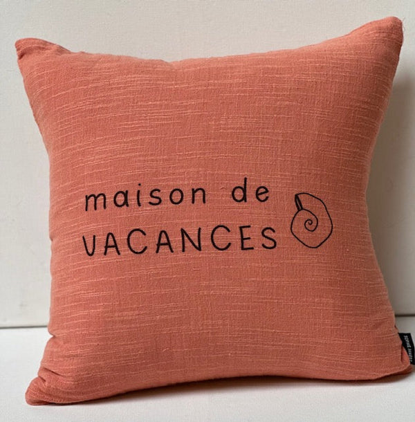 Coussin carré maison de vacances