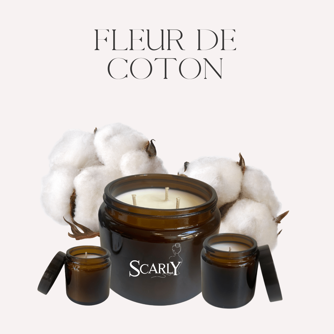 Bougie Fleur de coton - Scarly Shop