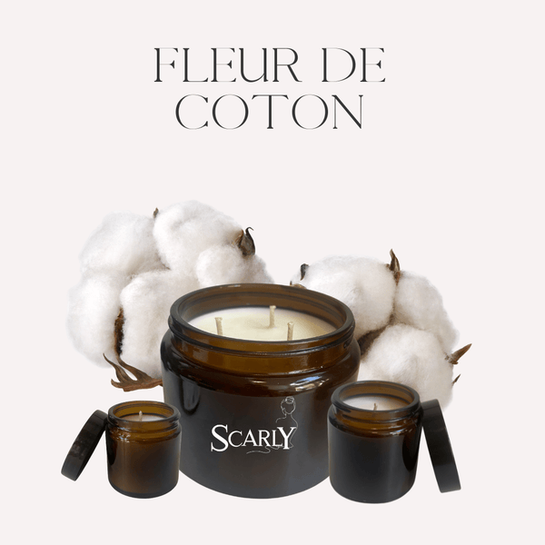Bougie Fleur de coton - Scarly Shop