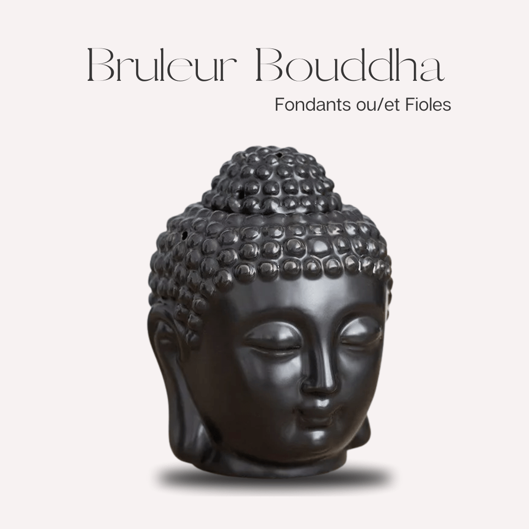 Bruleur Buddha Noir ou blanc - Scarly Shop