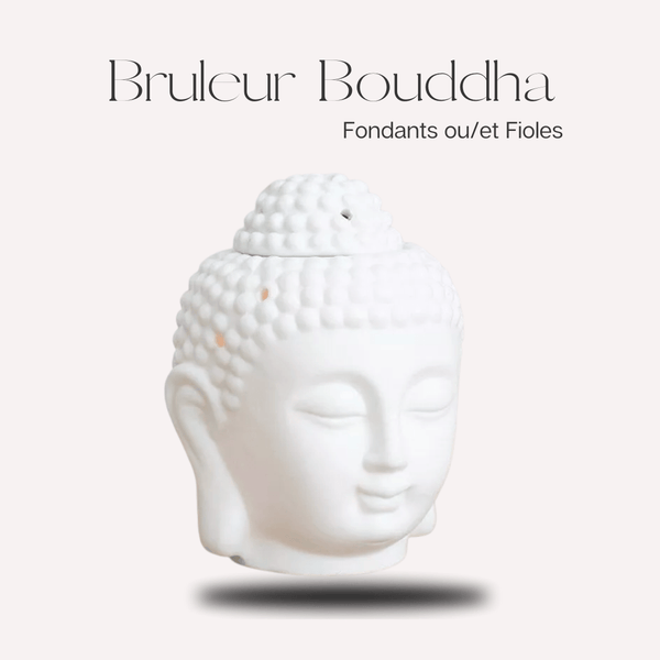Bruleur Buddha Noir ou blanc - Scarly Shop
