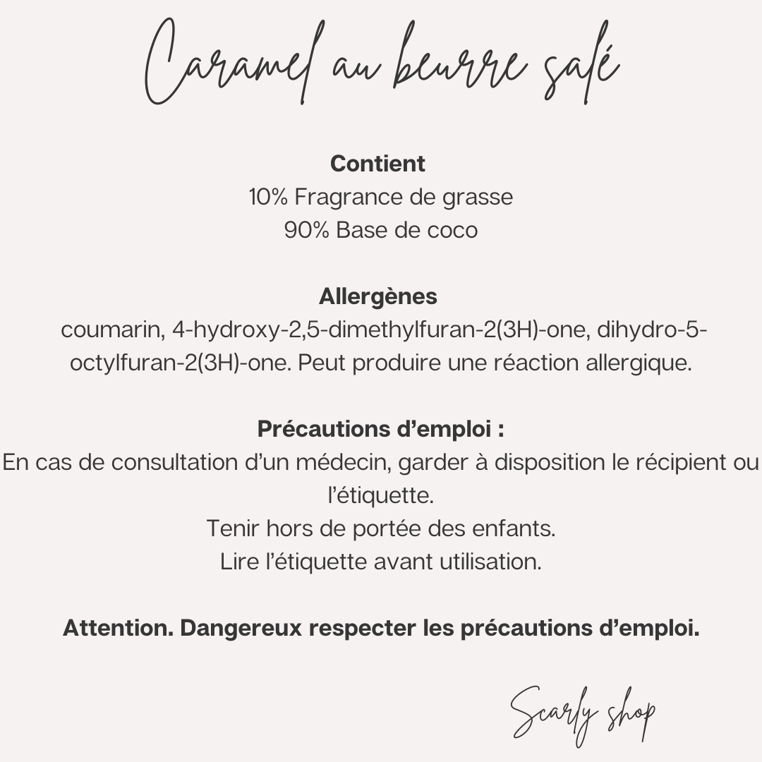 Fiole multi fonction - Caramel au beurre salé - Scarly Shop