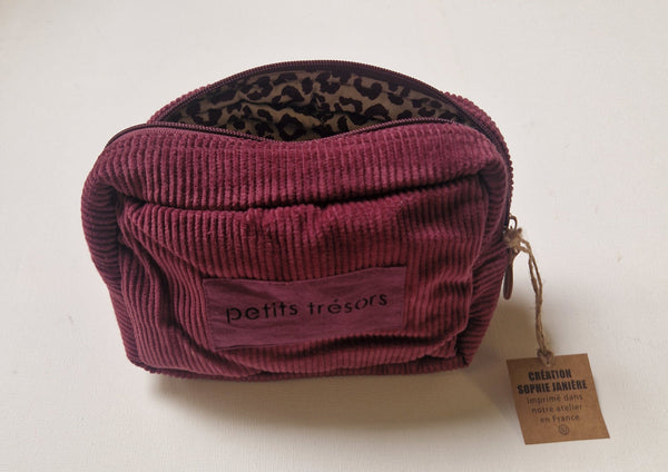 Trousse velours Emilie petits trésors