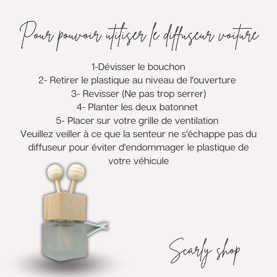Diffuseur voiture - Musty -  Scarly Shop